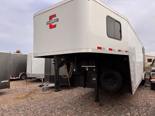 Charmac Trailers 2025 CARGO MOTO 28' Powersports Trailer | Tandem Axle 14K, Kitchen, Water/Shower, 30Amp Power Center, Dual Heaters, Hydraulic Jack