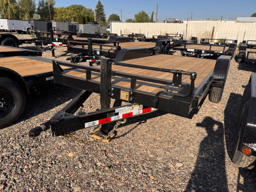 GR Trailers 2026 82"X18' Equipment Trailer | Tandem Axle Axle 14K, 6" Channel Frame, Straight Deck, Slide In Ramps