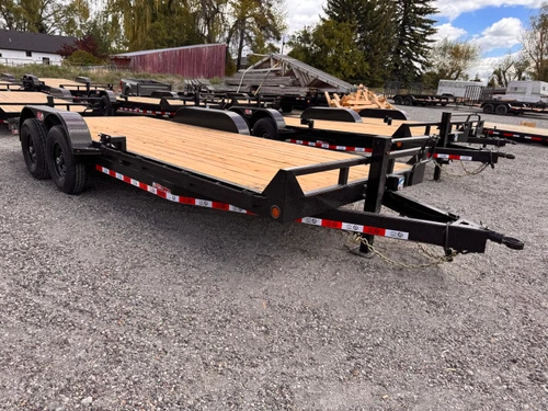 Gr Trailers 2026 2026 82"X20' Equipment Trailer 14K Models | Tandem Axle Axle 14K | 6" Channel Frame, Dovetail Deck W/Slide In Ramps,