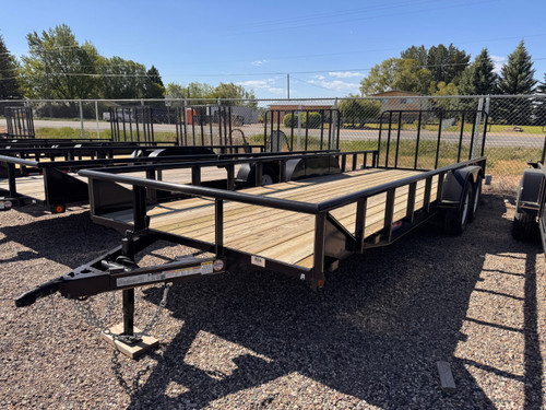 Gr Trailers 2024 2024 82"X22' Utility Trailer | Tandem Axle Axle | Pipetop Rail, Rampgate