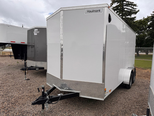 Haulmark Trailers 2026 PASSPORT 84"X16' V-Nose Cargo Trailer | Tandem Axle 7K, 7' Tall, Rear Ramp Door, Passenger Side Door