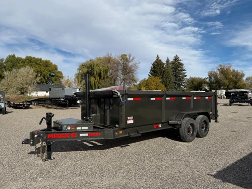 Maxx-D Trailers 2026 2026 83"X16' Telescopic Dump Trailer | Tandem Axle Axle 16K | 3' Sides, 7 Guage Floor, Wireless Remote, 8K Axles 16K