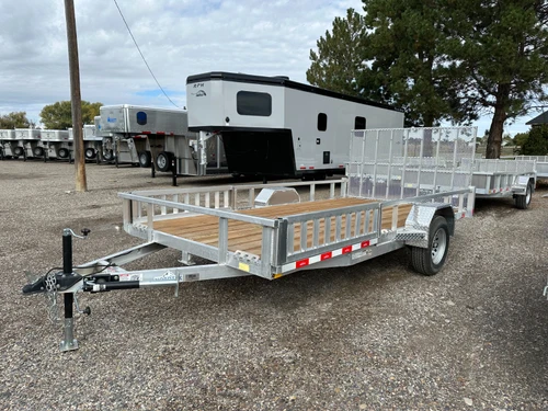 Nordtek Trailers 2025 2025 82"X14' Utility Trailer | Single Axle Axle 3.5K | 3.5K Open Sides, ATV Side Load, Solid Rear Gate