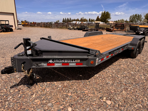 Iron Bull Trailers 2026 2026 84"X20' Equipment Trailer | Tandem Axle Axle 14K | 8" I-Beam , 16" OC, 3' Dove W/Rampage Ramps, XL Tool Box 14K