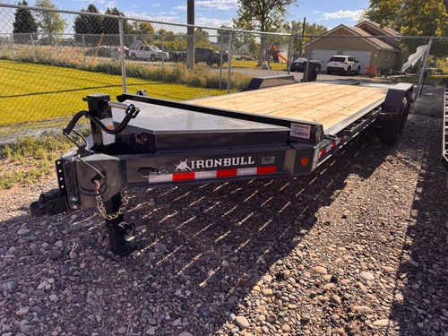 Iron Bull Trailers 2026 2026 84"X22' Equipment Trailer | Tandem Axle Axle 16K | 8" I-Beam, 16" OC, 3' Dove W/Rampage Ramps, XL Tool Box