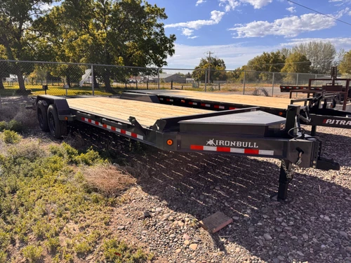 Iron Bull Trailers 2026 2026 84"X22' Equipment Trailer | Tandem Axle Axle 16K | 8" I-Beam, 16" OC, 3' Dove W/Rampage Ramps, XL Tool Box
