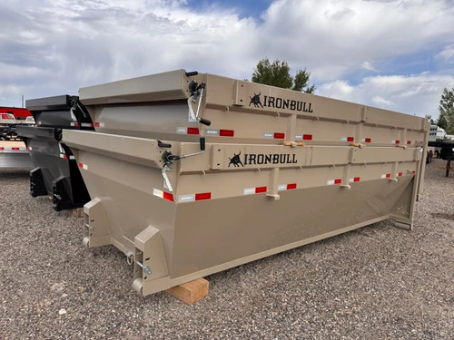 Iron Bull Trailers 2026 2026 192" Roll-Off Bin | 4' Sides, Rollers, Tarp
