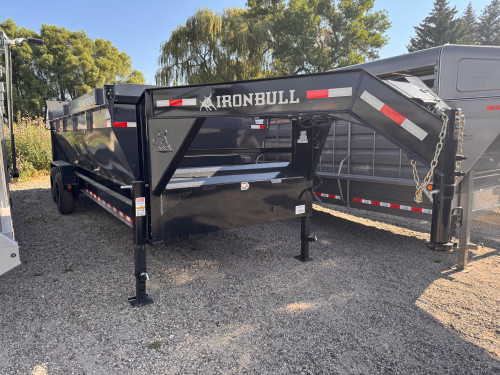 Iron Bull Trailers 2025 DBG 240" Roll Off Trailer | Tandem Axle Axle 16K, Enclosed 20K Winch, Dual Jacks, Tool Box, Solar Charging  (Frame Only)