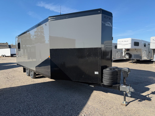 Trails West Trailers 2026 2026 336" Powersports Trailer | Tandem Axle Axle | Extra Flood Light Rear, Insulated Floor , High Power Vent