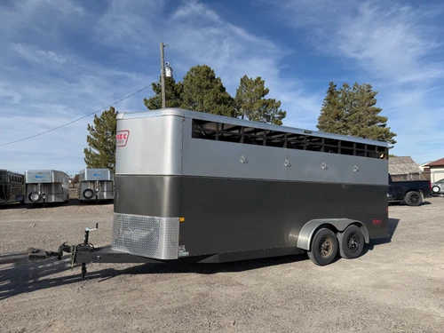 Triple C Trailers 2025 2025 Horse Trailer | Tandem Axle Axle | 4 Horse Sawtooth Plus, Water Tank, Spare, Swingout Saddle, Door Organizer, Load Lights