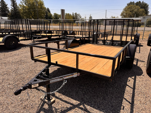 GR Trailers 2026 82"X12' Utility Trailer | Single Axle Axle 2.99K, Pieptop Rails, Spring Assist Rampgate