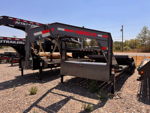Maxx-D Trailers 2027 G8X 102"X24' Gravity Tilt Trailer | Tandem Axle Axle 18K, 8' Stationary Deck, Drive Over Fenders