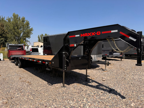Maxx-D Trailers 2027 LDX 102"X30' Deckover Flatbed Trailer | Tandem Axle 25.9K, ENGINEERED BEAM, WINCH MOUNT, MAXXD-OUT RAMPS, HDSS SUSPENSION