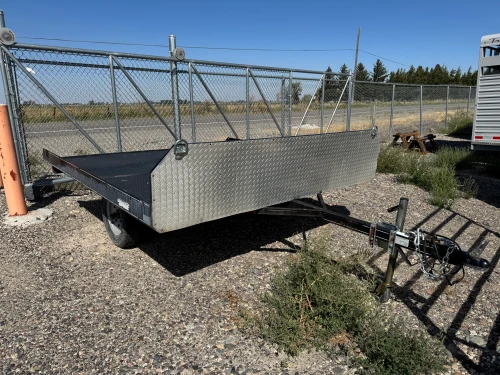 Adams Trailers 2007 96"X8' ATV Trailer | Single Axle, 2 place, with pull out ramp