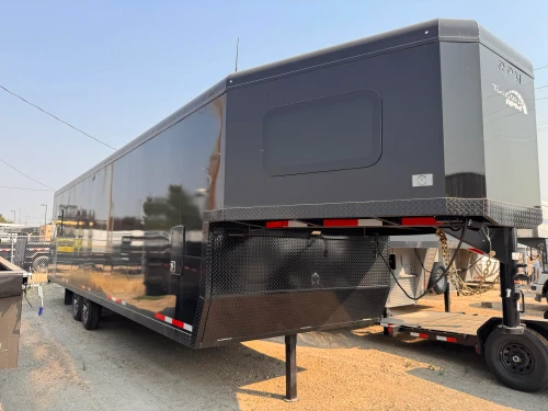Trails West Trailers 2026 RPM Altitude 28' Powersports Trailer | Tandem Axle 14K, Extreme Cold, Fuel Cell, 48" Ducted Cabinet, Front Vent Windows, Extra Window
