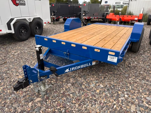 IRON BULL Trailers 2027 | TSB 80"X12' SA TILT, WOOD FLOOR, 7K AXLE