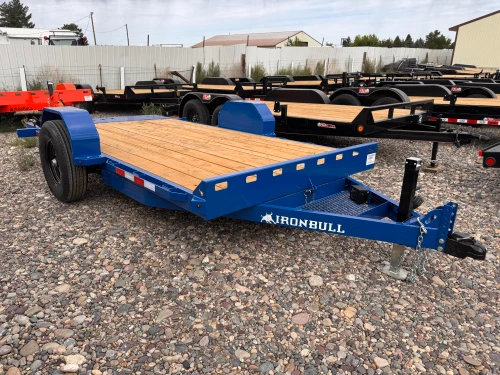 IRON BULL Trailers 2027 | TSB 80"X12' SA TILT, WOOD FLOOR, 7K AXLE