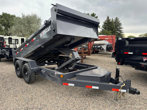 Norstar Trailers 2027 DCB 72"X12' Scissor Dump Trailer | Tandem Axle, 72"X12' DCB TA DUMP, POWER UP DOWN, SCISSOR LIFT, (2) 5.2K AXLES, SLIDE IN RAMPS, TARP KIT,