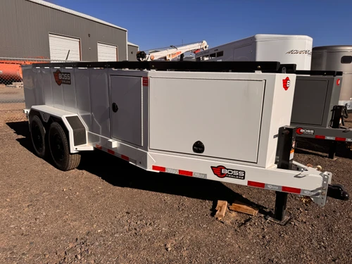 Boss Trailers 2026 660 Gallon Refueling Trailer | Tandem Axle, 660 Gallon Multi-tank, 25 GPM Electric Pump, Large Front & Rear Enclosure, 35' Hose Reel, 5' LED Light Tower (DOT Legal)