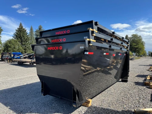 Maxx-D Trailers 2027 RSX 16' Roll Off Bin | 16' BIN, 6' TALL SIDES, 10 GUAGE FLOOR AND SIDES