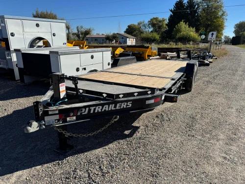 P.J. Trailers 2027 TY 83"X20' Equipment Tilt Trailer | Tandem Axle 14K, 8" I-Beam Frame, w/14 Ply Tires, Torsion Axles, 16' Tilt Deck