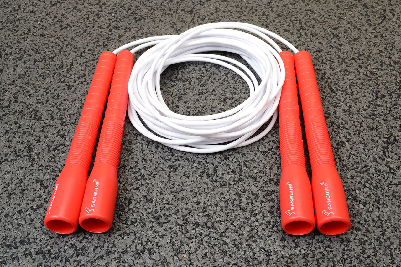 Double Dutch Long Handle PVC Jump Rope (set)