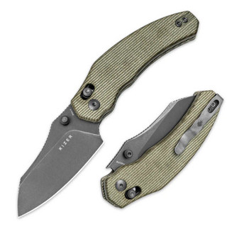 Kizer Bulldog Micarta Green (V3672A3) 