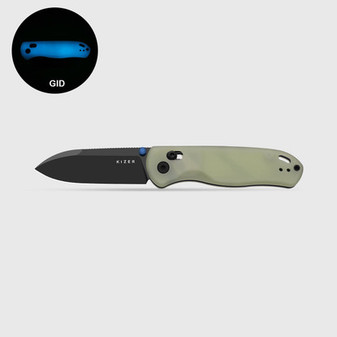 Kizer Drop Bear GID G10 Black Blade (V3619A21)
glow