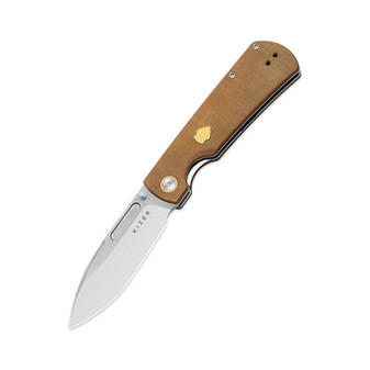 Kizer Retro Micarta & Brass (V4726A1)