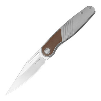 Kizer Raze Full Grain Leather & Titanium (Ki3720A2)