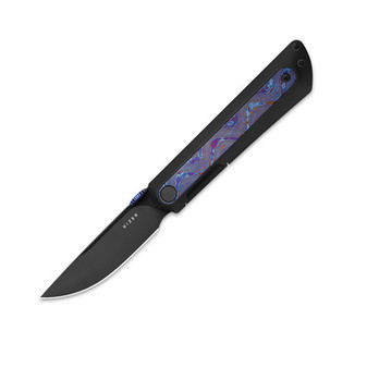 Kizer Quoll Titanium/Titanium Damascus (Ki3733A3)