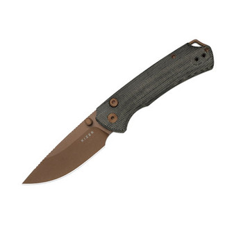 Kizer T1 BD Norplex UltreX Micarta Grey (V3490.2BA2)