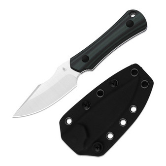 Kizer Bone G10 Black Green (1122A3)
with sheath