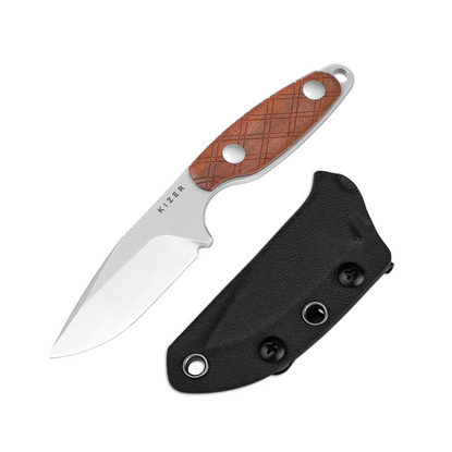 Kizer Muskrat S35VN Mkuruti Wood (1064A2) 