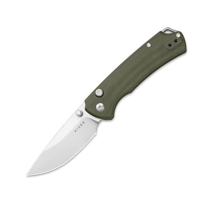 Kizer T1 BD Micarta Olive Green (V3490.2BA1)