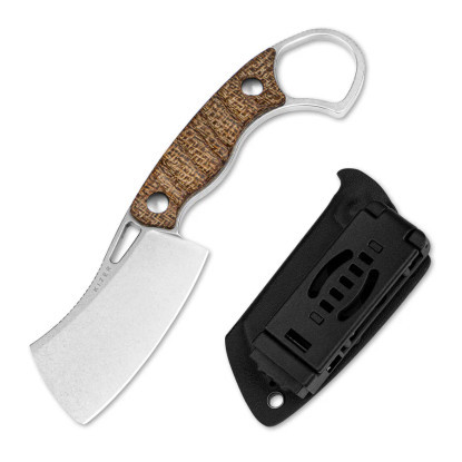  Kizer Little Rhino Burlap Micarta (1065A4) 