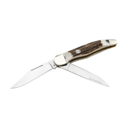 Boker Germany Tree Brand Folding Hunter Stag (110840ST)