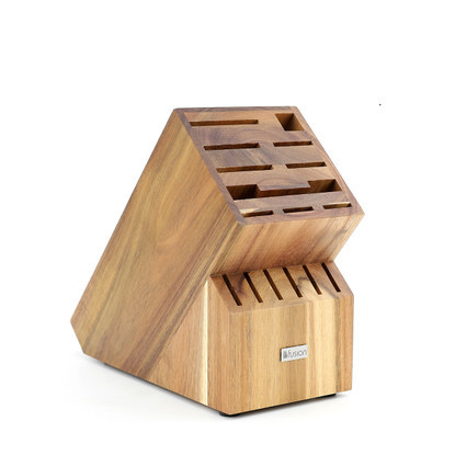 Fusion Acacia Knife Block 17 Slot (FSBLK-17)