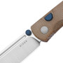 Kizer Renissance Micarta Brown (V3698A2) button lock