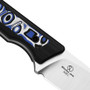 Kizer Whiskey Jack G10 Micarta Blue White (1108A6)
choil