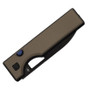 Kizer Little Ringbo Aluminum Brown (V3708A2) closed