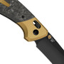 Kizer Staffi Titanium/Carbon Fiber Black/Gold (Ki3695A1)