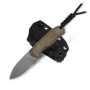 Kizer Drop Bear Burlap Micarta Brown (1094A1)