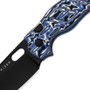 Kizer C01C 2.9 BS Vortex Micarta Blue (V3488.29BSA1) thumb hole