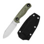 Kizer Drop Bear Fix 3 Micarta Green (1101A2)
with sheath