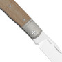 Kizer Trestle Titanium/Micarta Brown (V3761A1)