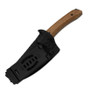 Kizer Momo Fix 3 Mkuruti Wood G10 (1124A1) in sheath