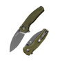 Kizer Mini Grouper D2 G10 Green (V3669A3)