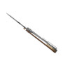Kizer Harpoon Fold Titanium Norplex UltreX Micarta Brown (Ki4784A4) spine