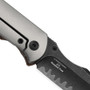 Kizer Harpoon Fold Titanium Norplex UltreX Micarta Brown (Ki4784A4) blade